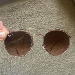 NEW ray ban aviator gold pink Gradient 3647-N